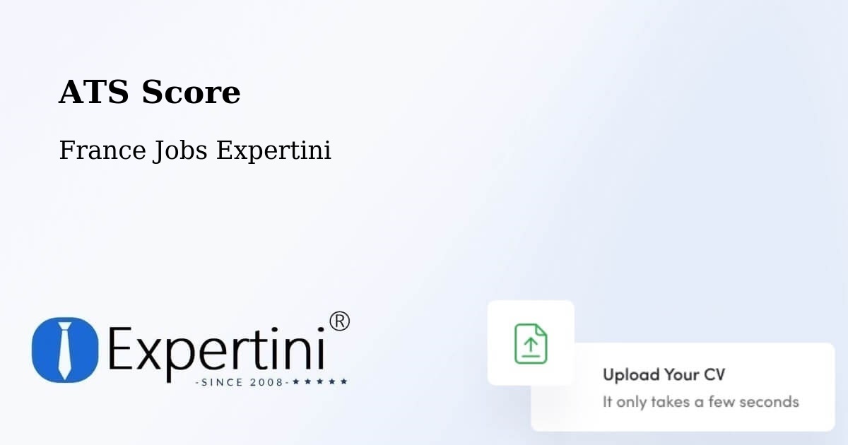 Resume ATS Score & Job Description Match Tool – Marignier - France Jobs Expertini
