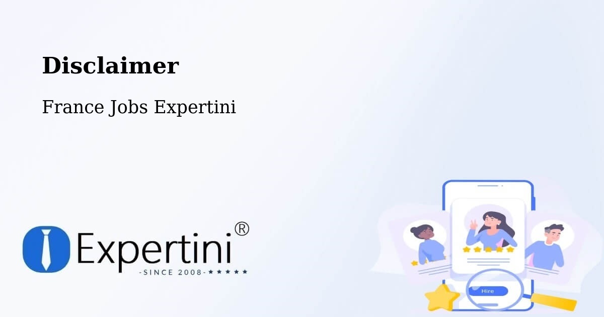 Disclaimer – Marignier - France Jobs Expertini